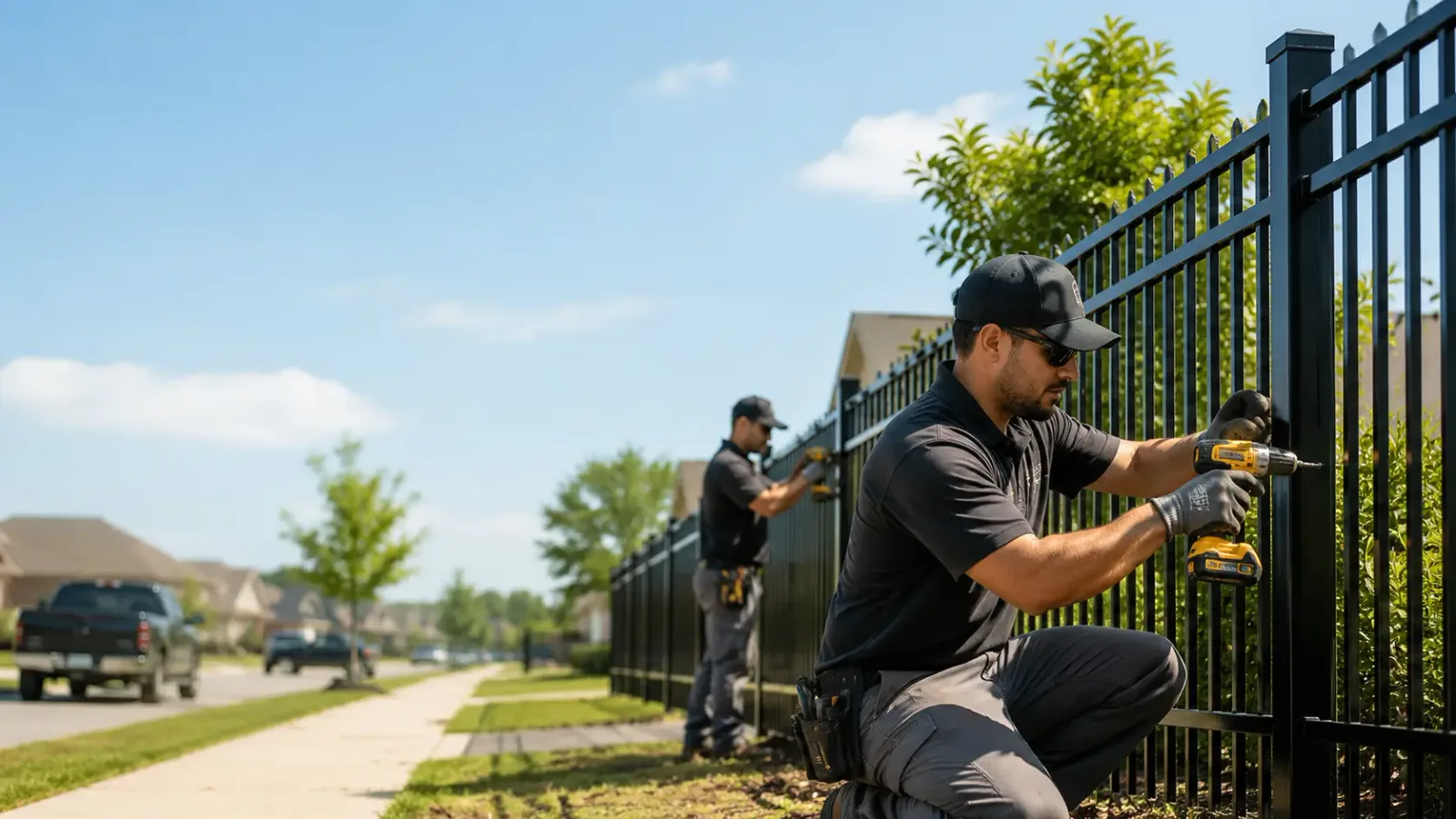 Metal Fence Installation in Hometown, WV